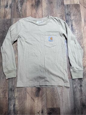 Carhartt Long Sleeve Pocket Tee - Tan